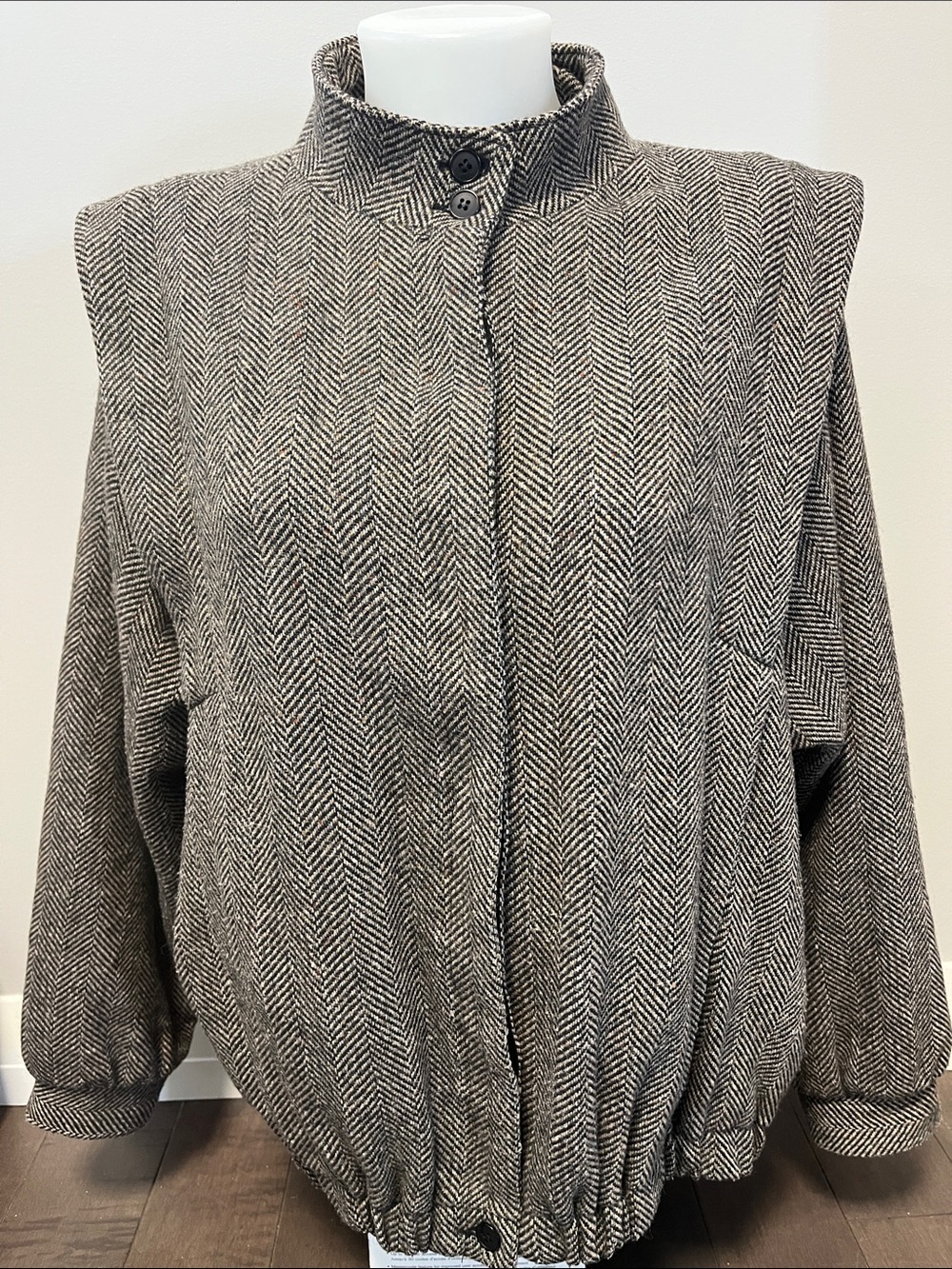 Bianca Nygard Vintage Herringbone Jacket 14